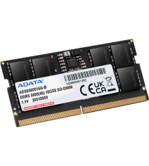 Модуль пам’яті ADATA SODIMM 16GB (1x16) DDR5 5600 MHz (AD5S560016G-S)