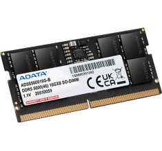 Модуль пам’яті ADATA SODIMM 16GB (1x16) DDR5 5600 MHz (AD5S560016G-S)