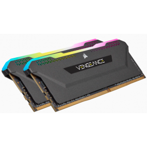 Модуль пам’яті Corsair Vengeance RGB PRO SL BLACK 16GB(2x8) DDR4 3600MHz (CMH16GX4M2D3600C18)