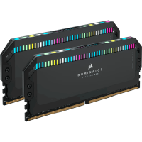 Модуль пам’яті Corsair Dominator Platinum RGB black 64GB (2x32) DDR5 6400 MHz (CMT64GX5M2B6400C32)