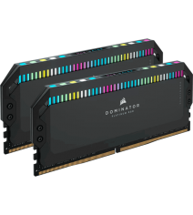 Модуль пам’яті Corsair Dominator Platinum RGB black 32GB (2x16) DDR5 6200 MHz (CMT32GX5M2X6200C36)