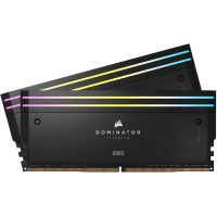 Модуль пам’яті Corsair Dominator Titanium RGB black 32GB (2x16) DDR5 6000 MHz (CMP32GX5M2B6000C30)