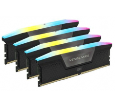 Модуль пам’яті Corsair Vengeance RGB Black 96GB (2x24) DDR5 6000 MHz (CMH96GX5M4B6000C30)