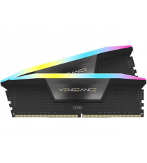 Модуль пам’яті Corsair Vengeance RGB Black 32GB (2x16) DDR5 5600 MHz (CMH32GX5M2B5600C40K)