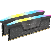 Модуль пам’яті Corsair Vengeance RGB Gray 32GB (2x16) DDR5 6400 MHz (CMH32GX5M2B6400Z32)