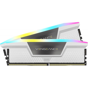 Модуль пам’яті Corsair Vengeance RGB White 32GB (2x16) DDR5 6000 MHz (CMH32GX5M2E6000C36W)