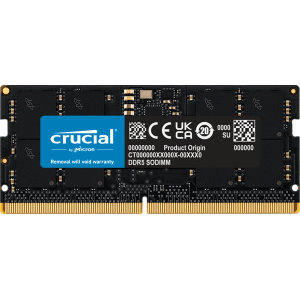 Модуль пам’яті Crucial SODIMM 8GB (1x8) DDR5 4800 MHz (CT8G48C40S5)