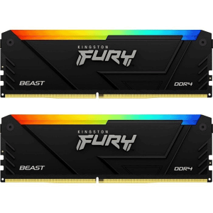 Модуль пам’яті Kingston Fury Beast RGB 32Gb (2x16) DDR4 3200 MHz (KF432C16BB12AK2/32)