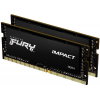 Модуль пам’яті Kingston Fury Impact SODIMM 32GB (2x16) DDR4 3200MHz (KF432S20IBK2/32)