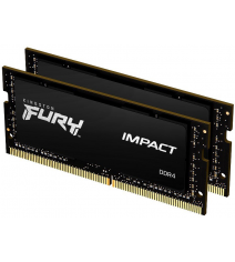 Модуль пам’яті Kingston Fury Impact SODIMM 32GB (2x16) DDR4 3200MHz (KF432S20IBK2/32)