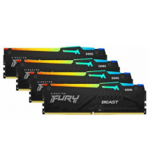 Модуль пам’яті Kingston Fury Beast RGB 128GB (4x32) DDR5 5200 MHz (KF552C40BBAK4-128)