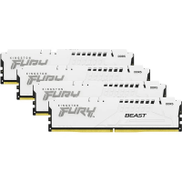 Модуль пам’яті Kingston Fury Beast White 128GB (4x32) DDR5 5200 MHz (KF552C40BWK4-128)