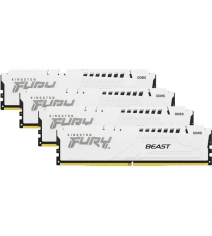 Модуль пам’яті Kingston Fury Beast White 128GB (4x32) DDR5 5200 MHz (KF552C40BWK4-128)