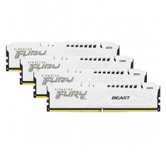 Модуль пам’яті Kingston Fury Beast White 128GB (4x32) DDR5 5200 MHz (KF552C40BWK4-128)