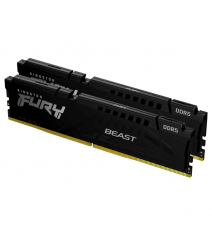Модуль пам’яті Kingston Fury Beast Black 64GB (2x32) DDR5 5600 MHz (KF556C40BBK2-64)