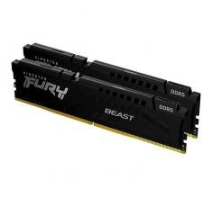 Модуль пам’яті Kingston Fury Beast Black 64GB (2x32) DDR5 6000 MHz EXPO+XMP (KF560C36BBE2K2-64)