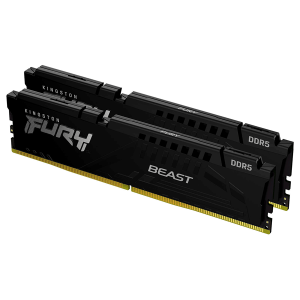 Модуль пам’яті Kingston Fury Beast Black 64GB (2x32) DDR5 5200 MHz AMD EXPO (KF552C36BBEK2-64)