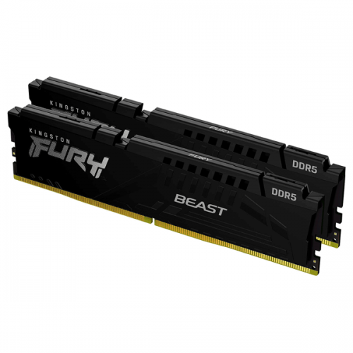 Модуль пам’яті Kingston Fury Beast Black 32GB (2x16) DDR5 6000 MHz (KF560C40BBK2-32)