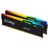 Модуль пам’яті Kingston Fury Beast RGB 16GB (2x8) DDR5 5200 MHz AMD EXPO (KF552C36BBEAK2-16)