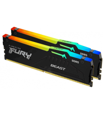 Модуль пам’яті Kingston Fury Beast RGB 16GB (2x8) DDR5 5200 MHz AMD EXPO (KF552C36BBEAK2-16)