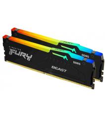 Модуль пам’яті Kingston Fury Beast RGB 64GB (2x32) DDR5 4800 MHz (KF548C38BBAK2-64)