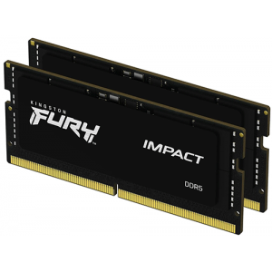 Модуль пам’яті Kingston Fury Impact SODIMM 64GB (2x32) DDR5 5600 MHz (KF556S40IBK2-64)