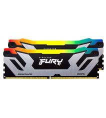 Модуль пам’яті Kingston Fury Renegade Silver RGB  48GB (2x24) DDR5 8400 MHz (KF584CU40RSAK2-48)