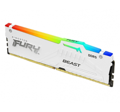 Модуль пам’яті Kingston Fury Beast White RGB 32GB (1x32) DDR5 6000 MHz (KF560C30BWA-32)