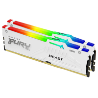 Модуль пам’яті Kingston Fury Beast White RGB 64GB (2x32) DDR5 5600 MHz AMD EXPO (KF556C36BWEAK2-64)