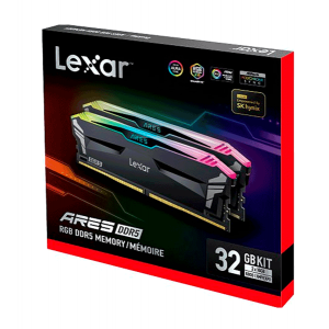 Модуль пам’яті Lexar ARES 32GB (2x16) DDR5 6800 MHz Black RGB (LD5U16G68C34LA-RGD) Модуль пам’яті Lexar ARES 32GB (2x16) DDR5 6800 MHz Black RGB (LD5U16G68C34LA-RGD)