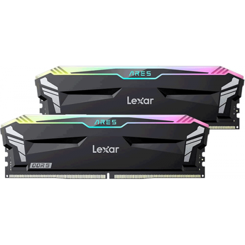 Модуль пам’яті Lexar ARES 32GB (2x16) DDR5 6800 MHz Black RGB (LD5U16G68C34LA-RGD) Модуль пам’яті Lexar ARES 32GB (2x16) DDR5 6800 MHz Black RGB (LD5U16G68C34LA-RGD)
