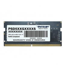 Модуль пам’яті PATRIOT SIGNATURE LINE SODIMM 8GB (1x8) DDR5 5600 MHz (PSD58G560041S)