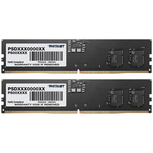 Модуль пам’яті PATRIOT SIGNATURE LINE 16GB (2x8) DDR5 5600 MHz (PSD516G5600K)