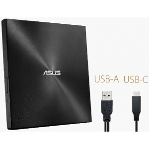 Накопичувач оптичний ASUS ZenDrive U9M DRW-08U9M-U (SDRW-08U9M-U/BLK/G/AS) Black