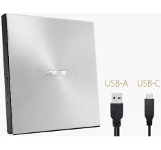 Накопичувач оптичний ASUS SDRW-08U5S-U Silver
