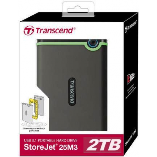 Жорсткий диск Transcend StoreJet 25M3 2TB (TS2TSJ25M3S)