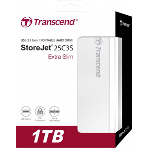 Жорсткий диск Transcend StoreJet 25C3S 1TB (TS1TSJ25C3S)