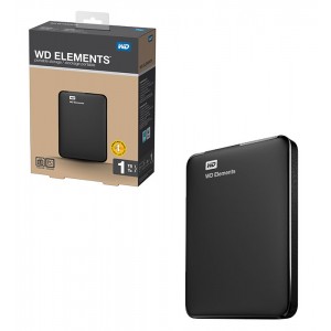 Жорсткий диск WD Elements 1TB (WDBUZG0010BBK)