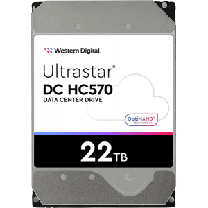 Жорсткий диск Western Digital Ultrastar DC HC570 22TB (WUH722222ALE6L4/ 0F48155)