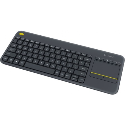 Клавіатура Logitech Wireless Touch Keyboard K400 Plus Black