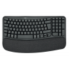 Клавіатура Logitech Wave Keys Wireless Ergonomic Keyboard Graphite (920-012304)