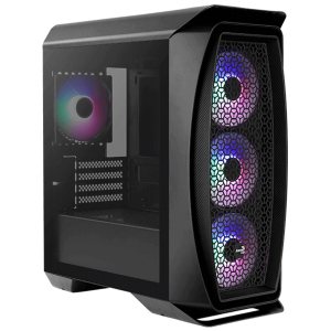 Корпус Aerocool Aero One Mini Frost FRGB Tempered Glass Black (Frost-GBKv1)