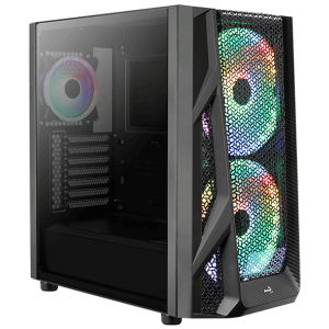 Корпус Aerocool AirHawk Duo ARGB Tempered Glass Black (AirHawk Duo-G-BK-v1)