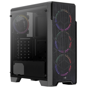 Корпус Aerocool Ore Saturn Tempered Glass (Ore FRGB-G-BK-v1)