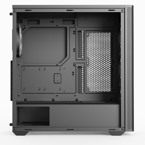 Корпус Aerocool D501A-G-BK-v2 Black (ACCM-DS01043.11)