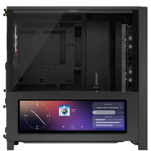 Корпус Corsair Frame 4000D LCD RS ARGB Black (CC-9011326-WW) Корпус Corsair Frame 4000D LCD RS ARGB Black (CC-9011326-WW)