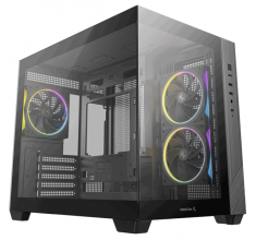 Корпус Deepcool CG330 3F Black (R-CG330-BKNGM3-G)