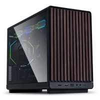Корпус Lian Li A3-mATX Wooden Front Panel Glass Edition Black (G99.A3X-WDG.00)