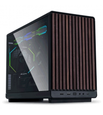 Корпус Lian Li A3-mATX Wooden Front Panel Glass Edition Black (G99.A3X-WDG.00)