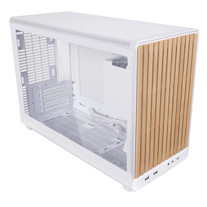 Корпус Lian Li A3-mATX Wooden Front Panel Glass Edition White (G99.A3W-WDG.00)